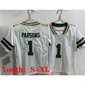 Jeugd Kids 1 Micah Parsons 0 Matthew Golden 10 Love Green Bay Top Kwaliteit Gestikt Ons Amerikaanse Voetbal Truien - Product Image 2