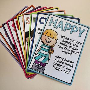 2025 Reglas para el Aula de Habilidades Sociales, Rompecabezas A4, Aprendizaje de Sentimientos y Emociones, Tarjetas de Memoria - Product Image 2