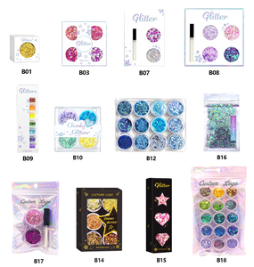 Bán buôn vật nuôi số lượng lớn các loại màu sắc long lanh bột thêm mịn long lanh Polyester Holographic Chunky long lanh - Product Image 5