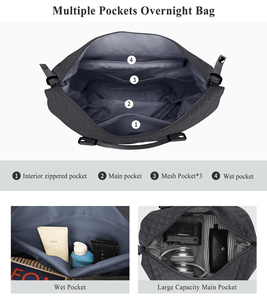 Sac de <span class=keywords><strong>voyage</strong></span> <span class=keywords><strong>pas</strong></span> <span class=keywords><strong>cher</strong></span>, sac de week-end, sac de nuit pour femmes, sac de sport à emporter <span class=keywords><strong>en</strong></span> cabine, essentiels de <span class=keywords><strong>voyage</strong></span> - Product Image 4