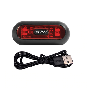 HTK503 Casque de vélo de sécurité pour scooter électrique LED d'avertissement USB Rechargeable Intergra Lumière LED pour vélo motos <span class=keywords><strong>Moto</strong></span> - Product Image 1
