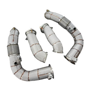 AKS Edelstahl Heatshield Fallrohr für BMW M5 G90 Racing Fallrohr - Product Image 4