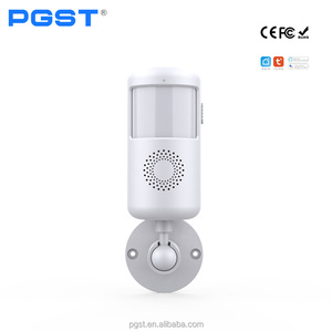 Pgst tuya wifi thông minh kết nối <span class=keywords><strong>PIR</strong></span> Detector không dây ABS Chất liệu con người phong trào Detector cho báo động Bảng điều khiển - Product Image 2