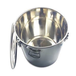 Réservoir de stockage de miel en acier inoxydable 50L avec porte de miel Think Honey Barrel pour équipement d'apiculture - Product Image 4