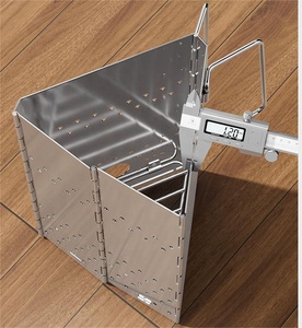 IRONDONKEY Camping Grills für Bbq Faltbarer großer Match Herd zünder für Hochgeschwindigkeits-Dreieck-Faltkohle-Fass zünder - Product Image 4