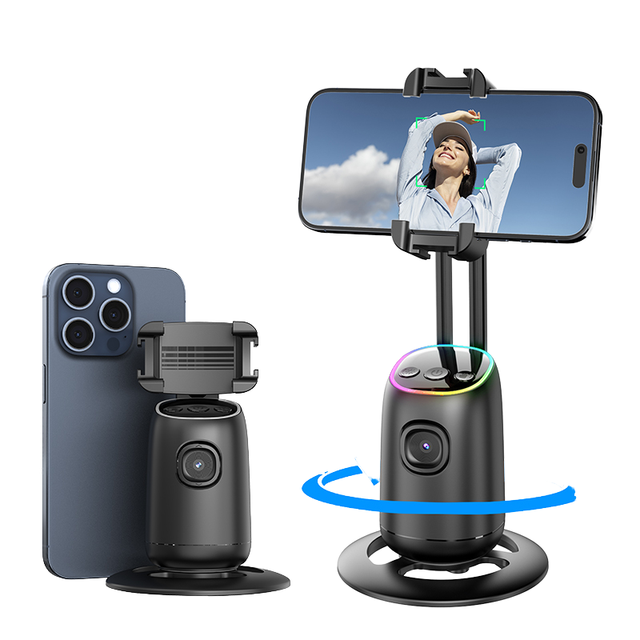 P05 AI Intelligent Gimbal for Phone Selfies 360 Degree Face Tracking Auto-Rotation Gesture Control Selfie Stick