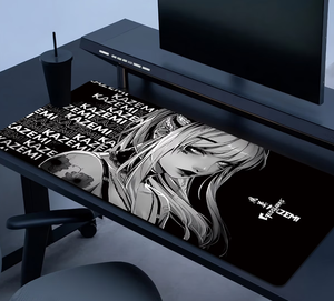 Alfombrilla de Ratón y Teclado Extragrande para Juegos, para PC/Laptop, Tamaños XL y XXL, Antideslizante, de Alta Definición, con Diseño Moderno y Femenino en Negro para Gamers - Product Image 5
