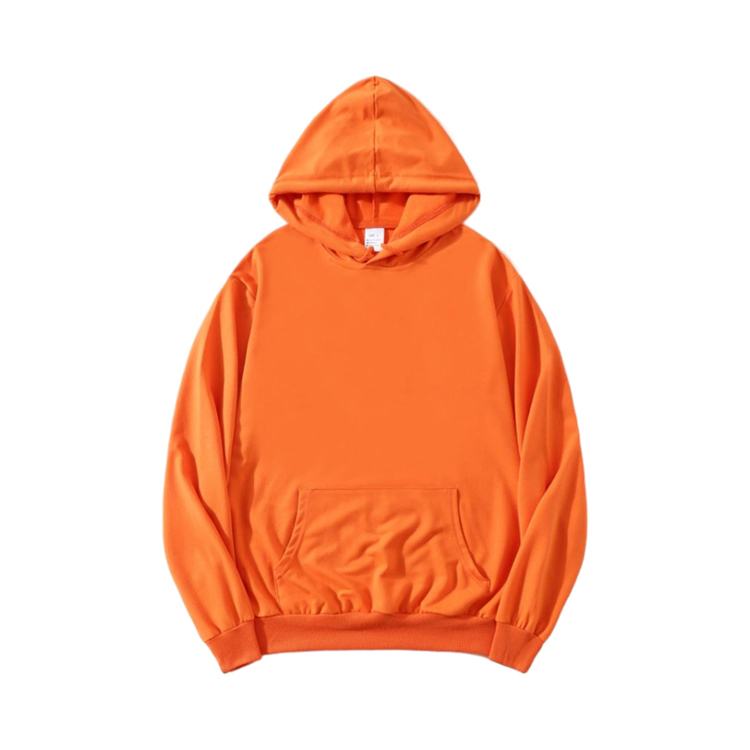 Sweat à capuche orange
