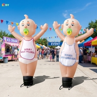 Figurine gonflable bon marché pour bébé Holland Baby Style Cartoon gonflable pour la décoration de fête d'enfants