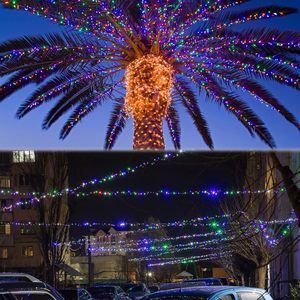 Décorations de Noël en promotion, 10 mètres, 100 ampoules LED, lumières de Noël sans fil, Luces De Navidad - Product Image 5