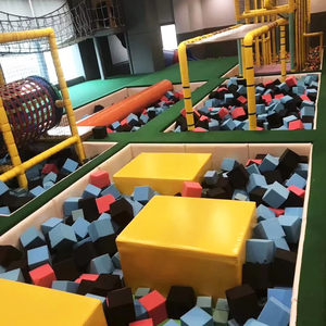 Parque de Trampolines Interior Grande para Niños, Área de Juegos con Piscina de Pelotas de Espuma, Equipo de Juego y Centro de Entretenimiento para Centros Comerciales - Product Image 3