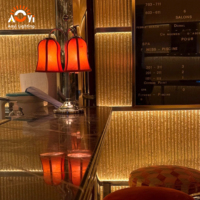 Lampe de bureau moderne à double tête de style vintage, abat-jour orange, avec bras flexible, éclairage LED réglable pour la décoration de bars, cafés et restaurants