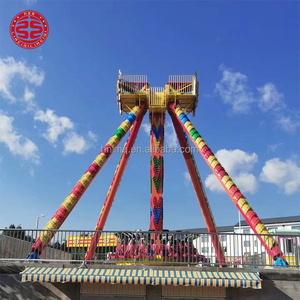 Manèges de parc d'attractions : Grand frisbee rotatif, Manèges à marteau pendulaire, Manèges extérieurs, Grand pendule - Product Image 3