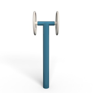 Entrenador de fuerza para brazos de acero galvanizado para exteriores, viga de alta resistencia D75*8.5mm, amortiguación suave, equipo de fitness para parques con certificación ISO - Product Image 2