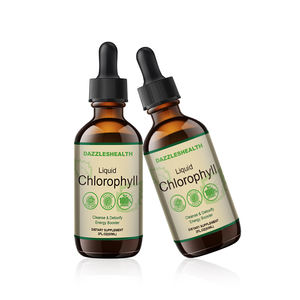 قطرات الكلوروفيل من خلاصة نباتية عضوية مخصصة ، مكمل للرعاية الصحية والطاقة النقية ، برطمان ماسون ، زجاجة برية معبأة بملصق خاص - Product Image 2