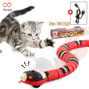 चुनिंदा स्मार्ट सेंसिंग बिल्ली खिलौने इंटरैक्टिव स्वचालित लीट्रोनिक सांप बिल्ली का टीज़र इनडोर प्ले बिल्ली का उपयोग रिचार्जेबल - Product Image 1