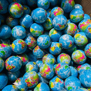 QF Custom Earth Map PU Bolas antiestrés para niños-Regalo promocional Marca QF Modelo 2017 - Product Image 2