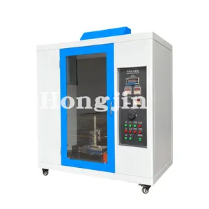 Hong jin Detecção Elétrica De Combustão De Interruptor Interior Automotivo Plástico Flame Retardante Tester Glow Wire Testing Machine