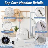 Machine professionnelle de soin des chapeaux, fer à vapeur 2 barres pour magasin de chapeaux, boutique de perruques, logo personnalisé OEM ODM