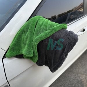 Microfiber Twisted Car Wash Towels Double Drying <b>Microfibre</b> 1200gsm Care Detailing Auto Cleaning Super Absorbent <b>Cloth</b> - Product Image 1