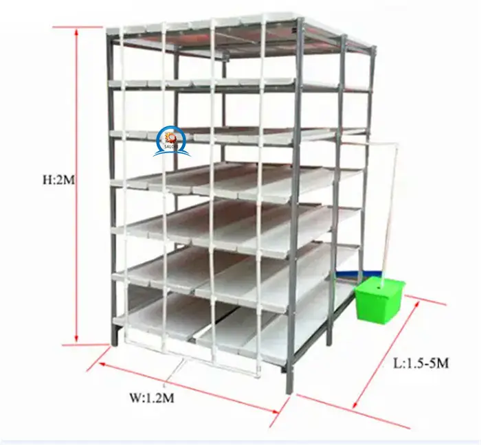 Sistema hidropônico microgreen, sistema de cultivo hidropônico, vertical, rack cultivo