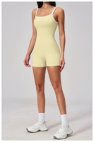Combinaison de sport respirante pour femme, style color block, dos évidé, idéale pour le yoga et l'entraînement en extérieur – Nouvelle collection très prisée