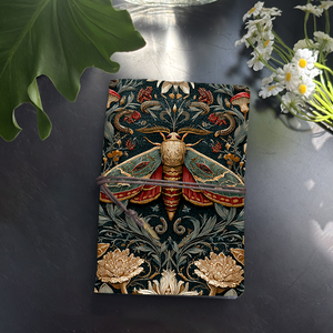 Cuaderno hecho a mano A6 con hermosa cubierta Dulce regalo de graduación para vecinos Adecuado para notas profesionales y hitos de la vida - Product Image 1