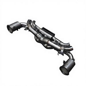 Système d'échappement Catback à valve en acier inoxydable poli miroir Vortex 1,5 mm pour Porsche 992 3.0T 2019-2025 Installation facile - Product Image 1