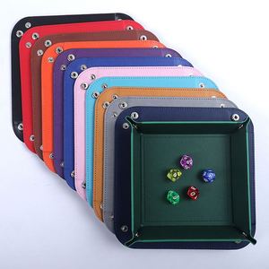 Caja de Cuero PU para Juegos, Accesorios para Juegos, Bandeja de Almacenamiento de Escritorio, Dados, Logotipo Personalizado - Product Image 2