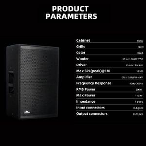 Altavoz Activo de Madera Leon-audio SONUS 12A, 150W RMS, 132dB Pico SPL, Imán Pesado de 80OZ, Bobina de Voz de 3 Pulgadas, Tweeter de Titanio, DSP - Product Image 6