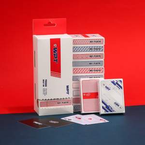 أوراق لعب تكساس هولدم عملية من البلاستيك المقاوم للتمزق للترفيه في الحانات والفعاليات وليالي ألعاب البوكر مع الأصدقاء - Product Image 3