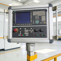 Tour CNC QiYi à grande capacité pour usinage de finition, avec corps épais pour le tournage des faces d'extrémité de rouleaux