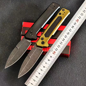 Couteau pliant FB212 N690 à pointe tombante, lame droite 20,8 cm, pour camping en extérieur, lame 5CR13MOV, manche en alliage d'aluminium + G10, OEM - Product Image 1