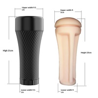 Jouets pour hommes en silicone souple, gobelet de masturbation compact, massage manuel pour hommes, masturbation