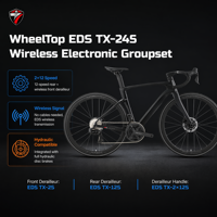 Vélo de route Tornado - Troisième génération, moyeu de roue en fibre de carbone ET, transmission radio, 24 vitesses, frein à disque hydraulique, charge maximale 160 kg