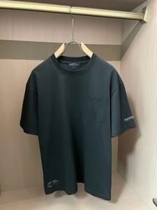 Camiseta Oversize para Hombre con Estampado de Letras Góticas, 100% Algodón, de Alto Gramaje, Lavada, Transpirable, Diseño Liso, Estilo Urbano, para Dropshipping - Product Image 2