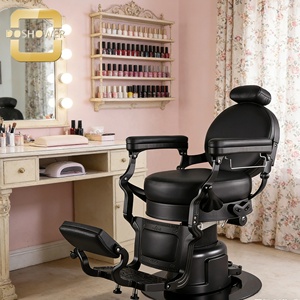 Fauteuil de Barbier Électrique de Luxe avec Fonctions d'Inclinaison et de Levage pour Salons de Coiffure, Mobilier Personnalisé et Spa pour Lavage de Cheveux - Product Image 5