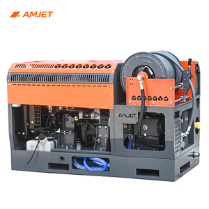 <span class=keywords><strong>Idropulitrice</strong></span> a getto ad alta capacità AMJET 150 bar 128 lpm per la pulizia di scarichi, con motore diesel, ideale per lavori comunali - Product Image 2