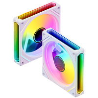 Ventilador para Caja de PC NK120 de 6 Pines, 120 mm, RGB Blanco, Silencioso (20dBA), 1200 RPM, 12V CC, para Computadoras de Juego, Proveedor OEM al por Mayor