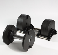 Vente en gros en usine haltères réglables Offre Spéciale pour la salle de sport à domicile jeu d'haltères réglables de 5lb à 80lb