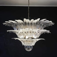 Décoration de plafond sur mesure lustre en verre de Murano français pour salon de luxe salle à manger escaliers chambres haut de gamme haut de gamme plafonnier