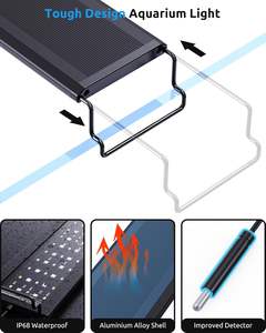 Lámpara <span class=keywords><strong>LED</strong></span> para <span class=keywords><strong>Acuario</strong></span> de Espectro Completo SEAOURA SR-659 con Termómetro en Tiempo Real, Control de Color WRGB <span class=keywords><strong>Programable</strong></span> y Brillo Ajustable - Product Image 6