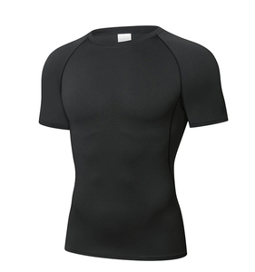 Camiseta Deportiva de Compresión de Alta Calidad para Hombre, Ajustada, de Secado Rápido, Elástica, de Manga Corta, Transpirable y que Absorbe la Humedad - Product Image 2