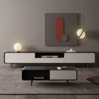 Meubles de salon Meuble TV moderne en bois massif pour la maison Meuble TV au design de luxe pour salon