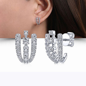 Orecchini a Clip Semplici per Donne, Accessori Moda per Uso Quotidiano, Ideali per Outfit Casual e Regalo - Product Image 1