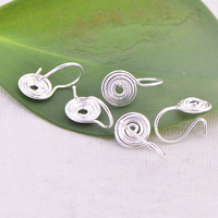 Ensembles de bijoux en gros Style minimaliste 18k or laiton matériel torsadé anneaux rotatifs spirale Clip sur boucles d'oreilles bijoux