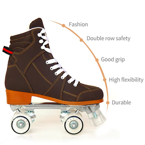 Quads <span class=keywords><strong>Patin</strong></span> à roulettes 4 roues <span class=keywords><strong>Taille</strong></span> fixe Patins à roulettes Quads Usine professionnelle à vendre - Product Image 5