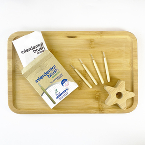 Thân Thiện Với Môi Không Chất Thải Phân Hủy Sinh Học Gỗ Bàn Chải Nha Khoa Hữu Cơ Tự Nhiên Bàn Chải kẽ răng - Product Image 3