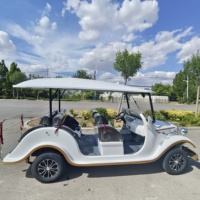 Bus de tourisme vintage personnalisable avec garantie d'un an, 4+2 places, électrique, pour sites touristiques et stations balnéaires