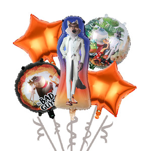 Globos de Papel de Aluminio con Personajes de Dibujos Animados al por Mayor, Juego de Globos de <span class=keywords><strong>los</strong></span> Villanos para Fiestas de Cumpleaños Infantiles - Product Image 2
